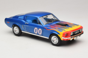 Ford Mustang Cooter's Car Dukes of Hazzard Tomy 1:18 21957P Metall — bild 4 av 6