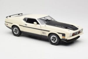 Ford Mustang Mach 1 Vit Sun Star 1:18 3602 Metall — bild 6 av 8
