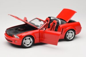 Ford Mustang S197 GT Cabriolet Röd Beanstalk Group 1:18 FOR10016R Metall — bild 2 av 8