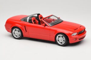 Ford Mustang S197 GT Cabriolet Röd Beanstalk Group 1:18 FOR10016R Metall — bild 6 av 8
