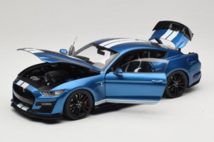 Ford Mustang Shelby GT500 S550 Atlas Blue Metallic IXO 1:18 18RDC244-FO Metall — bild 2 av 8