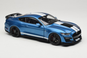 Ford Mustang Shelby GT500 S550 Atlas Blue Metallic IXO 1:18 18RDC244-FO Metall — bild 6 av 8