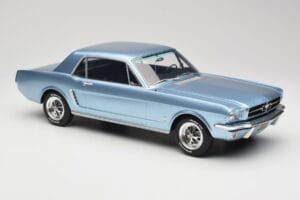 Ford Mustang V8 Hardtop Pony GT Silver Blue GT Spirit 1:12 G089 Resin — bild 4 av 6