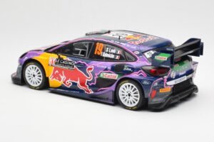 Ford Puma Rally1 #19 S. Loeb / I. Galmiche Rally Monte Carlo Winner 2022 IXO 1:18 18RMC110 Metall — bild 5 av 6