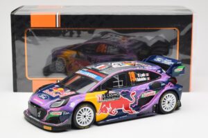 Ford Puma Rally1 #19 S. Loeb / I. Galmiche Rally Monte Carlo Winner 2022 IXO 1:18 18RMC110 Metall — bild 6 av 6