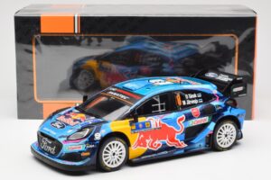 Ford Puma Rally1 #8 O. Tanak / M. Jarveoja 3rd Rally Central Europe 2023 IXO 1:18 18RMC187 Metall — bild 6 av 6