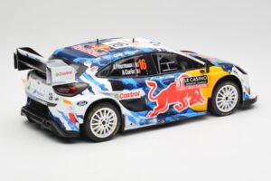 Ford Puma Rally1 WRC #16 A. Fourmaux / A. Coria Rally Monte Carlo 2024 IXO 1:18 18RMC198 Metall — bild 2 av 6