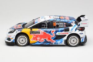 Ford Puma Rally1 WRC #16 A. Fourmaux / A. Coria Rally Monte Carlo 2024 IXO 1:18 18RMC198 Metall — bild 3 av 6
