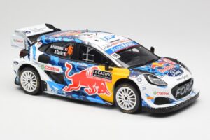 Ford Puma Rally1 WRC #16 A. Fourmaux / A. Coria Rally Monte Carlo 2024 IXO 1:18 18RMC198 Metall — bild 4 av 6