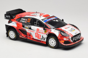 Ford Puma Rally1 WRC #22 M-Sport Ford World Rally Team M. Sesks / R. Francis Rally Poland 2024 IXO 1:18 18RMC215 Metall — bild 4 av 6