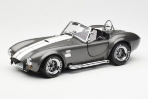 Ford Shelby Cobra 427 S/C Grå Metallic Med Vita Ränder Kyosho 1:18 08045GRW Metall