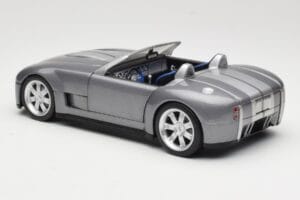Shelby Cobra Cabriolet Grey Metallic Hot Wheels 1:18 G7220 Metall — bild 7 av 8