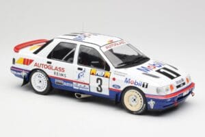Ford Sierra RS Cosworth 4x4 #3 M. Biasion / T. Siviero Rally Monte Carlo 1992 MCG 1:18 MCG18355R Metall — bild 4 av 6