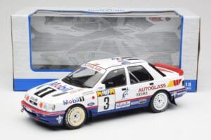 Ford Sierra RS Cosworth 4x4 #3 M. Biasion / T. Siviero Rally Monte Carlo 1992 MCG 1:18 MCG18355R Metall — bild 6 av 6