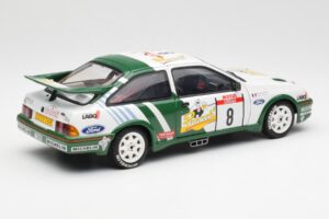 Ford Sierra RS Cosworth #8 D. Auriol / B. Occelli Rally Tour de Corse 1988 AUTOart 1:18 88812 Metall — bild 3 av 8