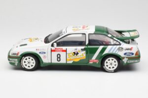 Ford Sierra RS Cosworth #8 D. Auriol / B. Occelli Rally Tour de Corse 1988 AUTOart 1:18 88812 Metall — bild 4 av 8