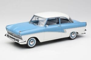 Ford Taunus 17M P2 Ljusblå & Vit BoS Models 1:18 BOS019 Metall