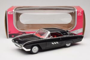 Ford Thunderbird Svart Anson 1:18 30344 Metall — bild 8 av 8