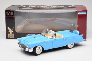 Ford Thunderbird Cabriolet Blå Road Signature 1:18 92358 Metall — bild 8 av 8