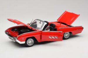 Ford Thunderbird Cabriolet Röd Anson 1:18 30334 Metall — bild 2 av 8