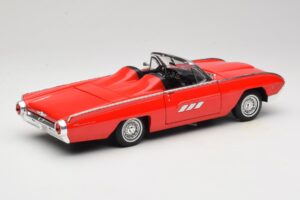 Ford Thunderbird Cabriolet Röd Anson 1:18 30334 Metall — bild 3 av 8