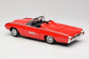 Ford Thunderbird Cabriolet Röd Anson 1:18 30334 Metall — bild 7 av 8