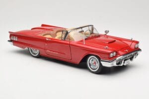Ford Thunderbird Cabriolet Röd Sun Star 1:18 4311 Metall — bild 6 av 8