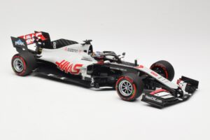 Haas VF-20 #8 R. Grosjean Bahrain GP 2020 Minichamps 1:18 110201508 Metall — bild 4 av 6