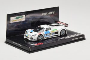 HHF Hybrid Concept Car #11 H-H. Frentzen / Muller / Schwager / Engels 24 Hours Nurburgring 2008 Minichamps 1:43 437080911 Met — bild 2 av 4