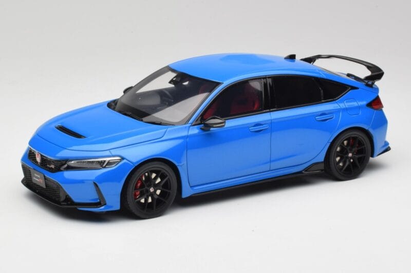 Honda Civic FK8 Type R Boost Blå Pärlemoreffekt Otto 1:18 OT1093 Resin