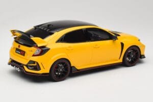 Honda Civic Type R FK8 Euro Spec Gul Otto 1:18 OT1111 Resin — bild 2 av 6