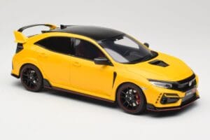 Honda Civic Type R FK8 Euro Spec Gul Otto 1:18 OT1111 Resin — bild 4 av 6