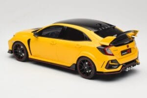 Honda Civic Type R FK8 Euro Spec Gul Otto 1:18 OT1111 Resin — bild 5 av 6