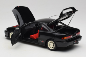 Honda Integra Type R DC2 Pre-Facelift Flamenco Black Pearl MotorHelix 1:18 M85203 Metall — bild 5 av 8