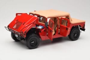 Hummer H1 Soft Top Röd Exoto 1:18 01805 Metall — bild 2 av 8