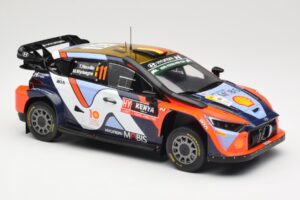 Hyundai i20 N Rally1 WRC Hybrid #11 T. Neuville / M. Wydaeghe Safari Rally Kenya 2024 IXO 1:18 18RMC208 Metall — bild 4 av 6