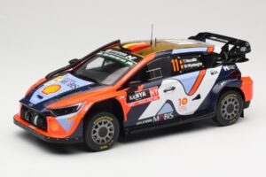 Hyundai i20 N Rally1 WRC Hybrid #11 T. Neuville / M. Wydaeghe Safari Rally Kenya 2024 IXO 1:18 18RMC208 Metall