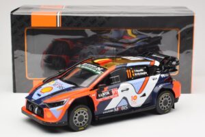 Hyundai i20 N Rally1 WRC Hybrid #11 T. Neuville / M. Wydaeghe Safari Rally Kenya 2024 IXO 1:18 18RMC208 Metall — bild 6 av 6