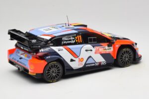 Hyundai i20 N Rally1 #11 T. Neuville / M. Wydaeghe Rally Japan WRC World Champion 2024 IXO 1:18 18RMC228 Metall — bild 2 av 6