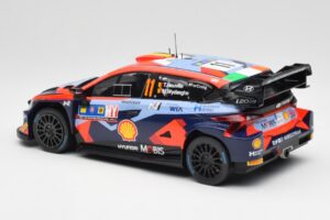 Hyundai i20 N Rally1 WRC #11 T. Neuville / M. Wydaeghe Central European Rally Winner 2023 IXO 1:18 18RMC193 Metall — bild 5 av 6