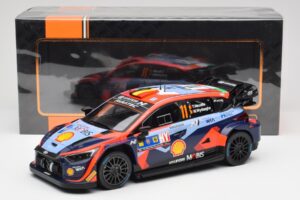 Hyundai i20 N Rally1 WRC #11 T. Neuville / M. Wydaeghe Central European Rally Winner 2023 IXO 1:18 18RMC193 Metall — bild 6 av 6