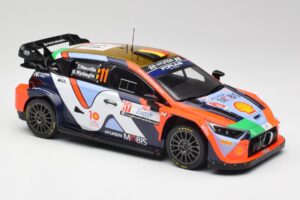 Hyundai i20 N Rally1 #11 T. Neuville / M. Wydaeghe Rally Croatia 2024 IXO 1:18 18RMC203 Metall — bild 4 av 6