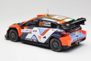 Hyundai i20 N Rally1 #11 T. Neuville / M. Wydaeghe Rally Croatia 2024 IXO 1:18 18RMC203 Metall — bild 5 av 6