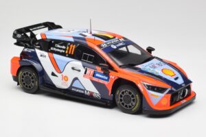 Hyundai i20 N Rally1 #11 T. Neuville / M. Wydaeghe Rally Sweden 2024 IXO 1:18 18RMC201 Metall — bild 4 av 6