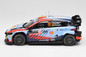 Hyundai i20 N Rally1 WRC #11 T. Neuville / M. Wydaeghe Rally Monte Carlo Winner 2024 IXO 1:18 18RMC194 Metall — bild 3 av 6