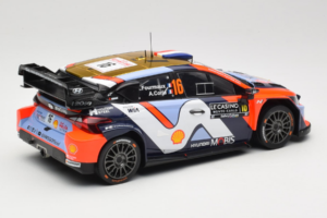 Hyundai i20 N WRC #16 A. Fourmaux / A. Coria Rally Monte Carlo 2025 IXO 1:18 18RMC230A Metall — bild 2 av 6