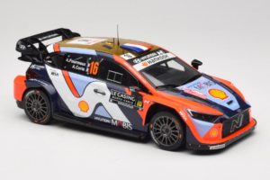 Hyundai i20 N WRC #16 A. Fourmaux / A. Coria Rally Monte Carlo 2025 IXO 1:18 18RMC230A Metall — bild 4 av 6