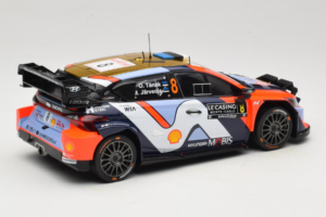 Hyundai i20 N WRC #16 A. Fourmaux / A. Coria Rally Monte Carlo Night Version 2025 IXO 1:18 18RMC230B Metall — bild 2 av 6