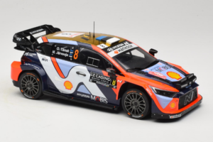 Hyundai i20 N WRC #16 A. Fourmaux / A. Coria Rally Monte Carlo Night Version 2025 IXO 1:18 18RMC230B Metall — bild 4 av 6