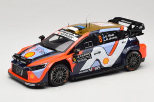 Hyundai i20 N WRC #16 A. Fourmaux / A. Coria Rally Monte Carlo Night Version 2025 IXO 1:18 18RMC230B Metall